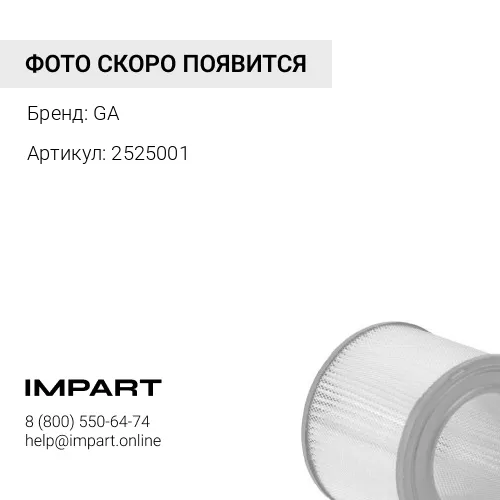 2525001 Воздушный фильтр элемент